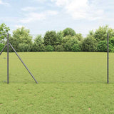 Vidaxl hexagon hek grijs 1 x 50 m pvc