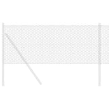 Vidaxl hexagon hek grijs 0,4 x 100 m pvc