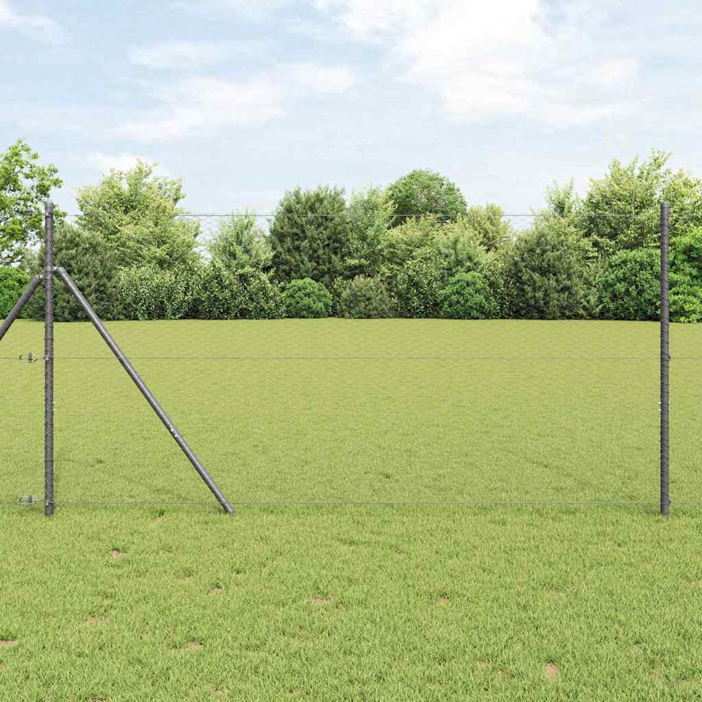 Vidaxl hexagon hek grijs 1 x 100 m pvc