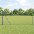 Vidaxl hexagon hek 1 x 100 m pvc grijs