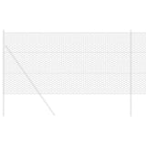 Vidaxl hexagon hek grijs 1 x 100 m pvc