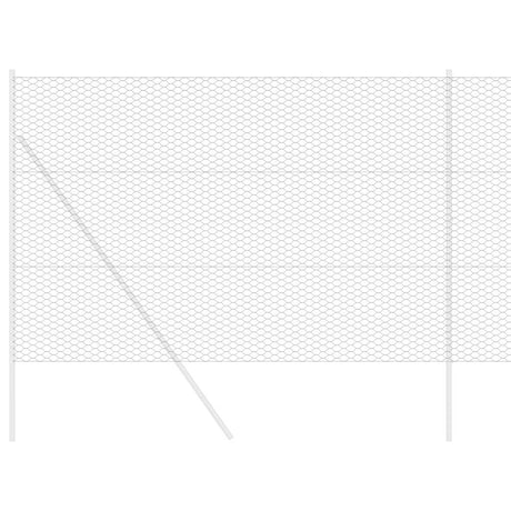 Vidaxl hexagon hek 1,6 x 100 m pvc grijs