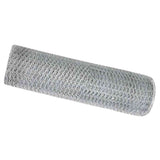 Vidaxl hexagon hek zilver 0,6 x 10 m gegalvaniseerd staal