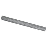 Vidaxl hexagon hek zilver 1,5 x 10 m gegalvaniseerd staal