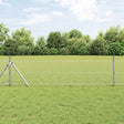 Vidaxl hexagon hek 0,6 x 25 m verzinkt staal zilver