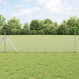 Vidaxl hexagon hek zilver 0,8 x 100 m gegalvaniseerd staal