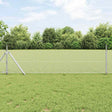 Vidaxl hexagon hek 0,8 x 100 m verzinkt staal zilver