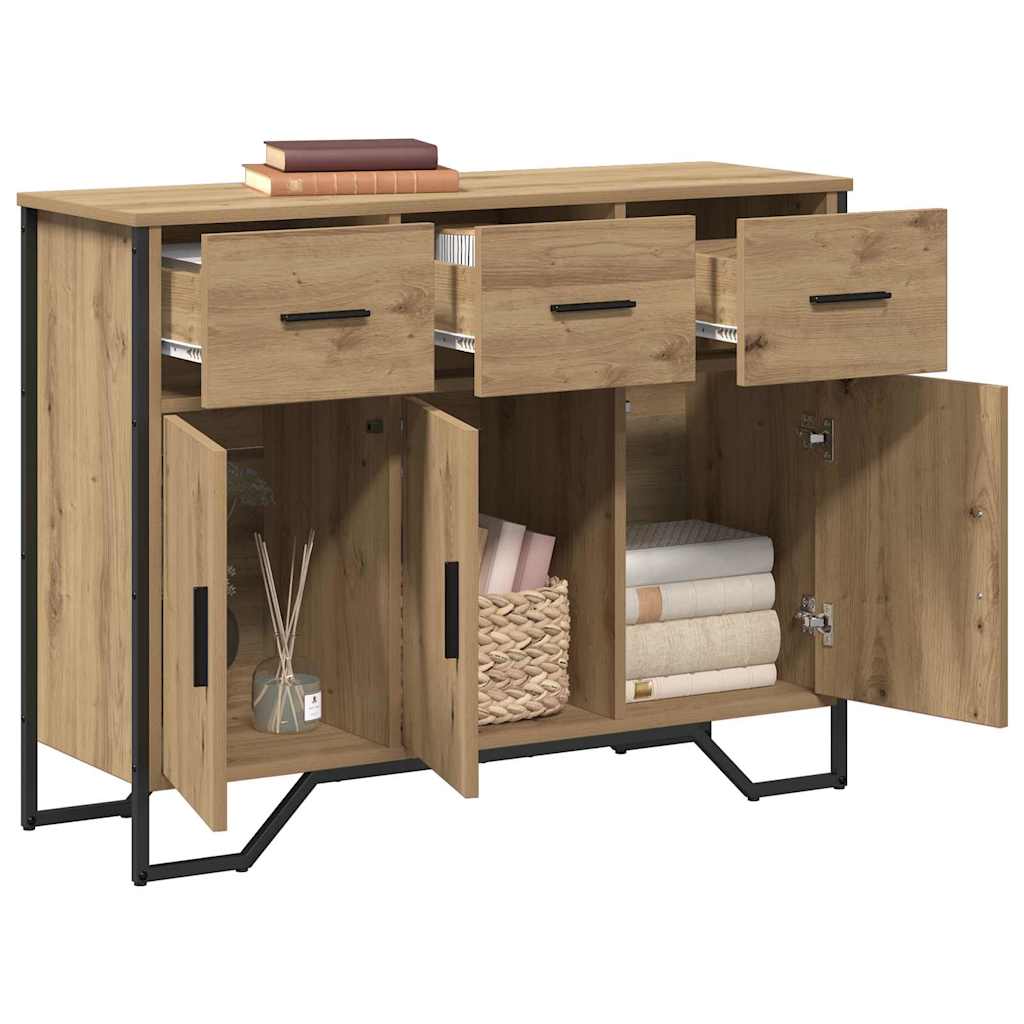 Vidaxl dressoir artisan eiken 97 x 32,5 x 74,5 cm
