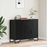 Vidaxl dressoir zwart eiken 97 x 32,5 x 74,5 cm