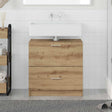 Vidaxl badkamer kast artisan eiken 59 x 37 x 59 cm bewerkt hout