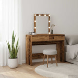 Vidaxl plafondtafel oudhout 100 x 40 x 130 cm bewerkt hout