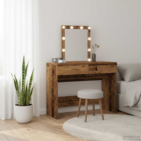 Vidaxl plafondtafel oudhout 100 x 40 x 130 cm bewerkt hout