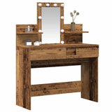 Vidaxl plafondtafel oudhout 100 x 40 x 130 cm bewerkt hout