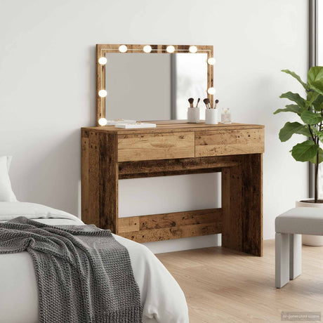 Vidaxl plafondtafel oudhout 100 x 40 x 120 cm bewerkt hout
