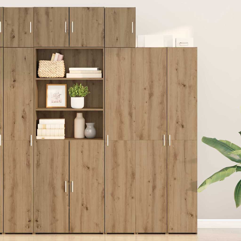 Vidaxl wandkast artisan eiken 30 x 42,5 x 39,5 cm bewerkt hout