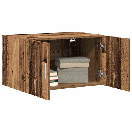 Vidaxl wandkast oud hout 70 x 42.5 x 40 cm bewerkt hout