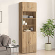 Vidaxl wandkast artisanaal eikenkleurig 70 x 42.5 x 40 cm bewerkt hout