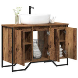 Vidaxl badkamertenk te kast oud hout 91 x 35 x 60 cm bewerkt hout