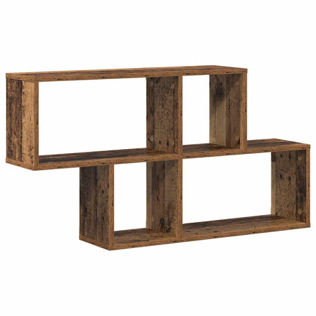 Vidaxl wandplank muurmontage bruin bewerkt hout
