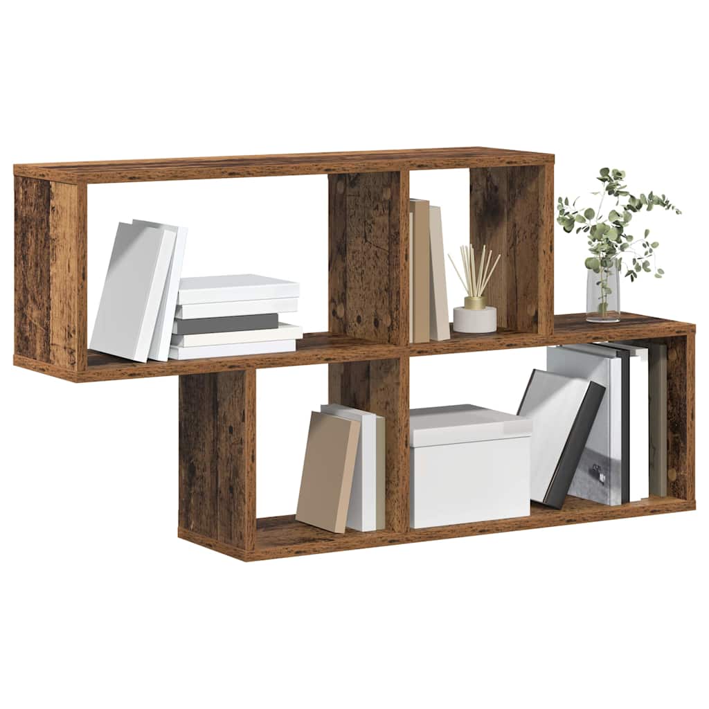 Vidaxl wandplank muurmontage bruin bewerkt hout