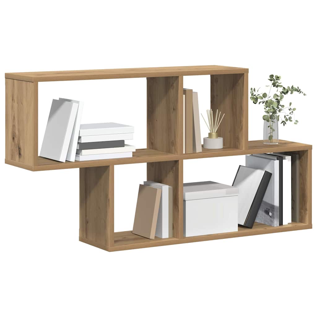 Vidaxl wandplank muurmontage bruin bewerkt hout