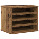 Vidaxl bureau organizer oudhout 36 x 26 x 29,5 cm bewerkt hout