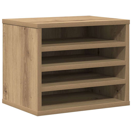 Vidaxl bureau organizer artisan eiken 36 x 26 x 29,5 cm bewerkt hout