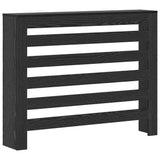 Vidaxl radiatorafdekking zwart eiken 104 x 20 x 82 cm bewerkt hout