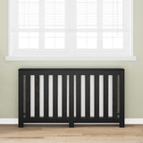 Vidaxl radiatorafdekking zwart eiken 149 x 20 x 82 cm bewerkt hout