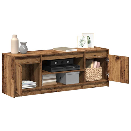 Vidaxl tv eenheden 139,5 x 34 x 50 cm bruin bewerkt hout