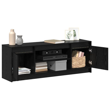 Vidaxl tv eenheden 139,5 x 34 x 50 cm zwart bewerkt hout