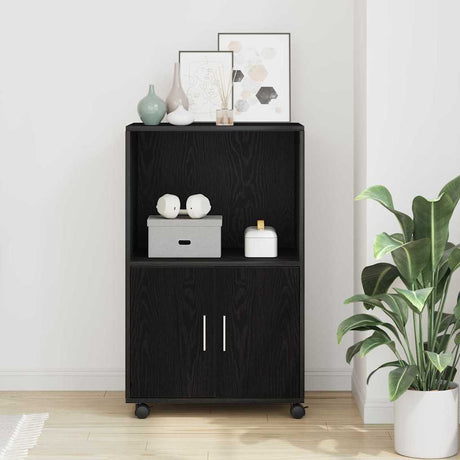 Vidaxl kast zwart eiken 55 x 40 x 82 cm