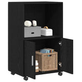 Vidaxl kast zwart eiken 55 x 40 x 82 cm