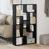 Vidaxl boekenkast 8-laags 72 x 20 x 120,5 cm bewerkt hout zwart eiken