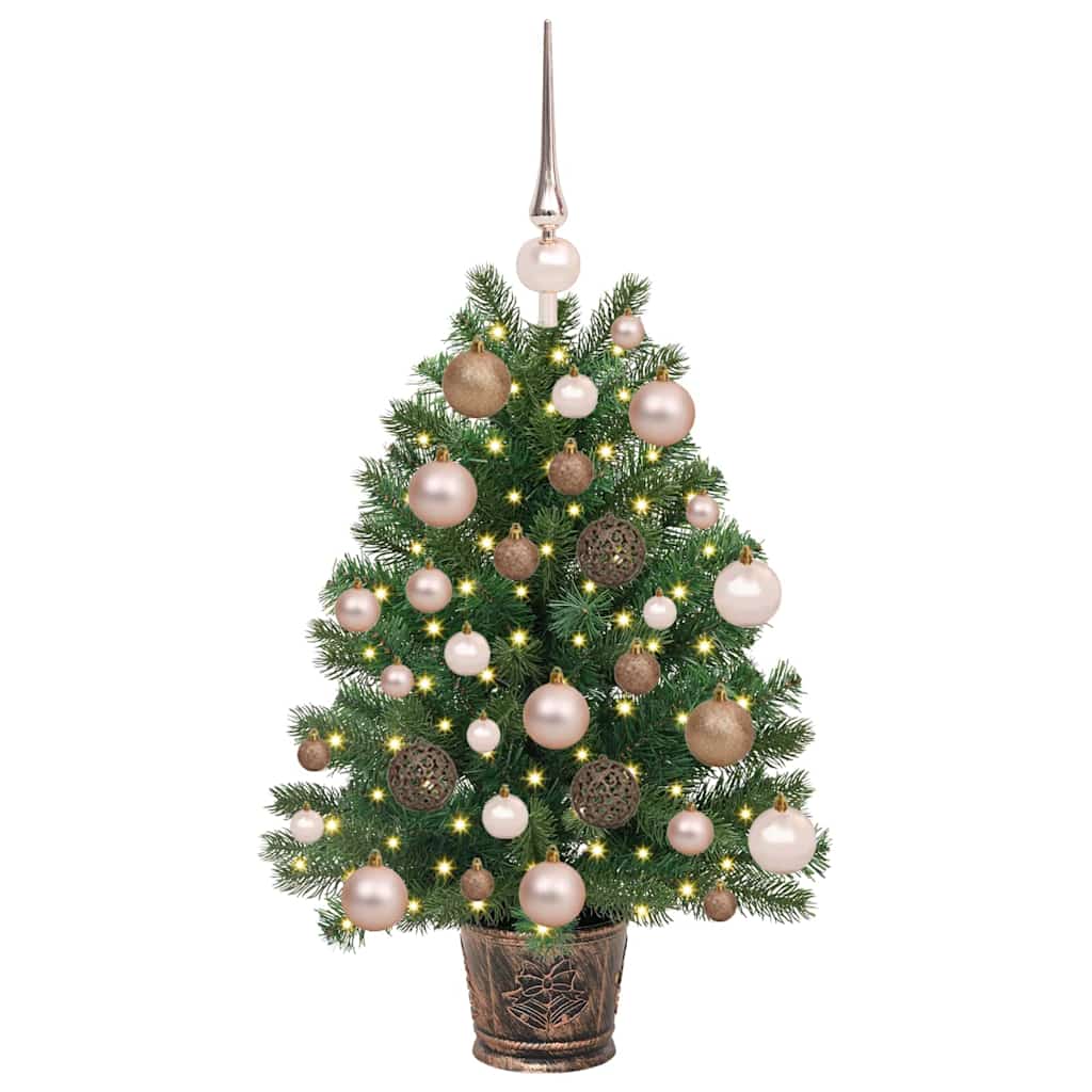 Vidaxl kunstkerstboom met 150 led met standaard groen 75 cm pe en pvc