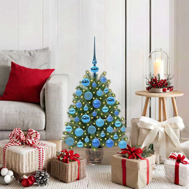 Vidaxl kunstkerstboom groen 75 cm pe en pvc