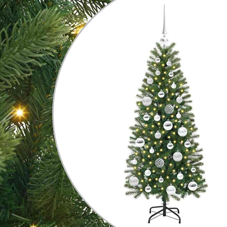 Vidaxl kunstkerstboom groen 120 cm pe en pvc