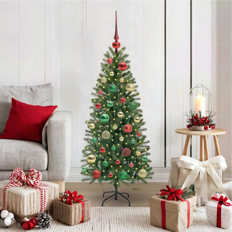 Vidaxl kunstkerstboom groen 120 cm pe en pvc