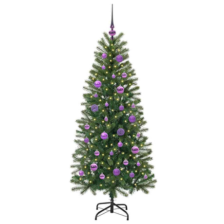 Vidaxl kunstkerstboom met 150 led met standaard groen 150 cm pe en pvc
