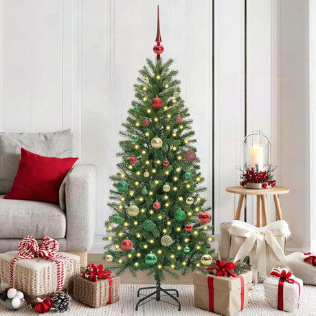 Vidaxl kunstkerstboom groen 150 cm pe en pvc