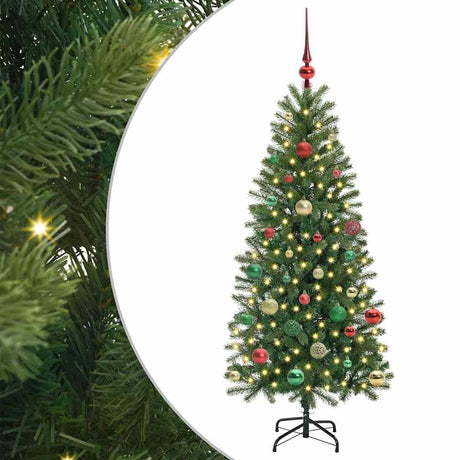 Vidaxl kunstkerstboom groen 150 cm pe en pvc