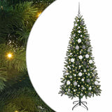 Vidaxl kunstkerstboom met 300 led met standaard groen 180 cm pe en pvc