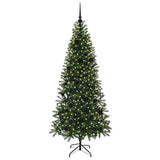 Vidaxl kunstkerstboom met 300 led met standaard groen 180 cm pe en pvc