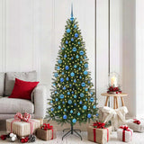 Vidaxl kunstkerstboom met 300 led met standaard groen 180 cm pe en pvc