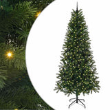 Vidaxl kunstkerstboom met 300 led met standaard groen 240 cm pe en pvc