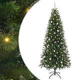 Vidaxl kunstkerstboom met 300 led met standaard groen 240 cm pe en pvc