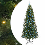 Vidaxl kunstkerstboom met 300 led met standaard groen 240 cm pe en pvc
