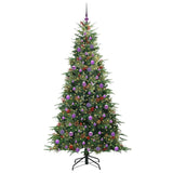 Vidaxl kunstmatige inklapbare kerstboom groen 210 cm pe en pvc