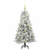 Vidaxl kunstmatige inklapbare kerstboom wit 120 cm pe en pvc