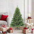 Vidaxl kunstkerstboom met 150 led met standaard groen 120 cm pe en pvc